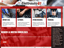 Tablet Screenshot of elettrauto81.com